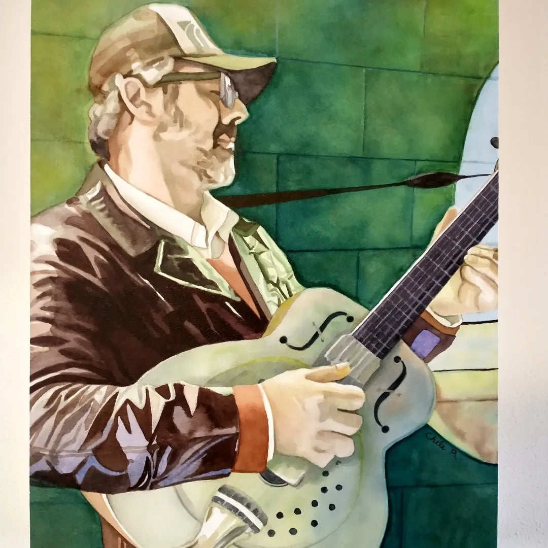 Guitarist (Portrait of Cedric Baetche)